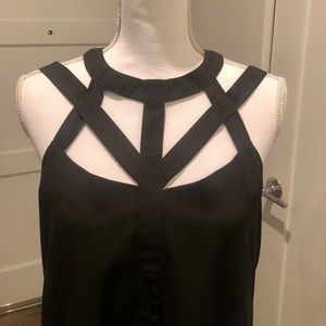 Cage top flowy tank top